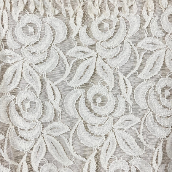 Pretty Angel Cream Beige Lace Overlay Mini Dress - Picture 9 of 12